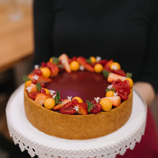 Ovocný cheesecake 1 Ovocný cheesecake