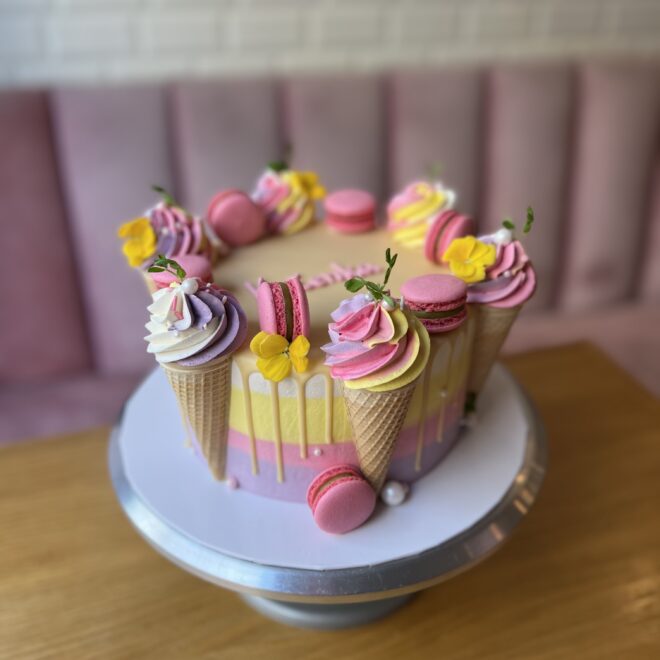 Cone Cake 3 Cone Cake