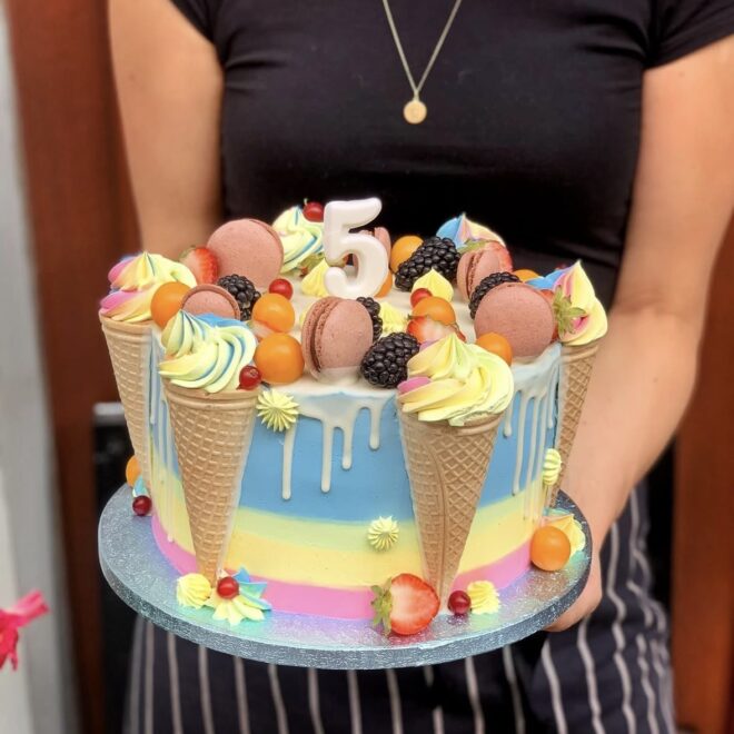 Cone Cake 2 Cone Cake